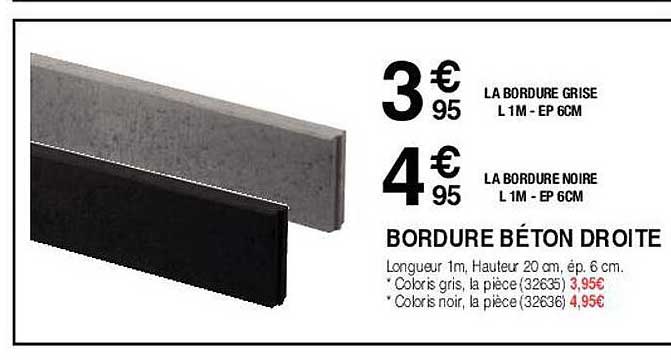 Bordure Béton Droite
