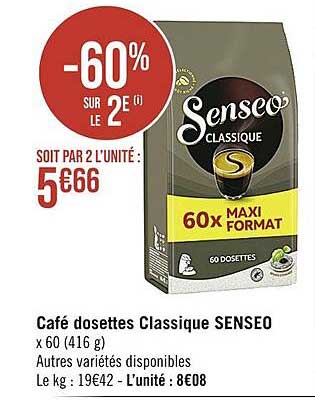 Café Dosettes Classique Senseo
