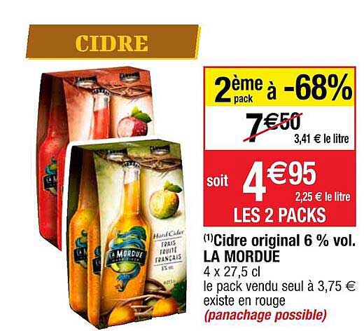 cidre original la mordue