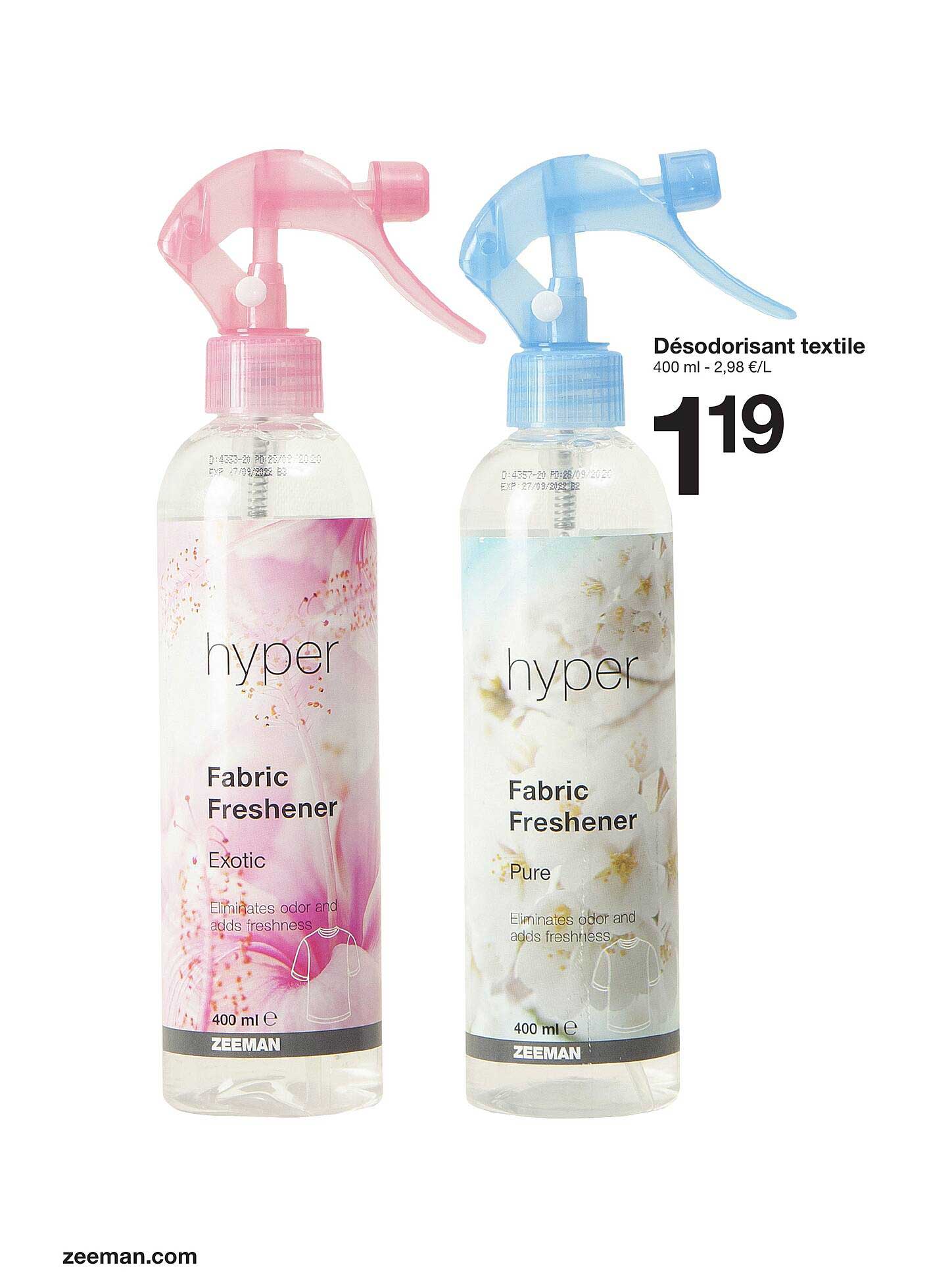 désodorisant textile hyper