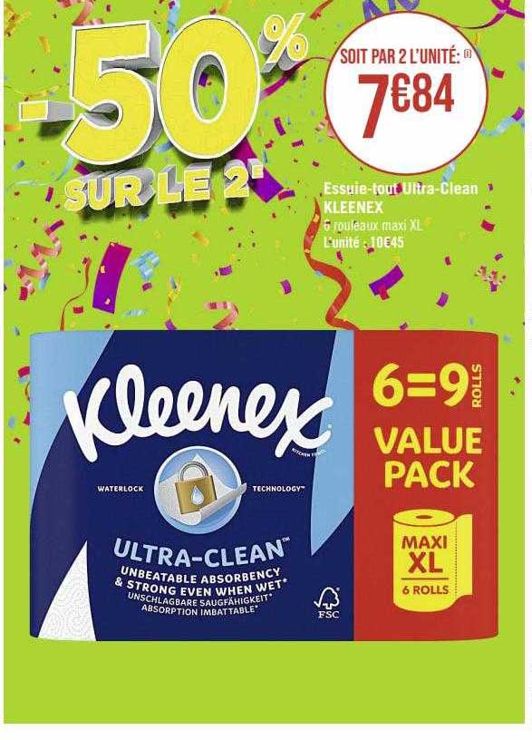 essuie-tout ultra-clean kleenex