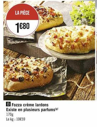 fozza crème lardons existe en plusieurs parfums