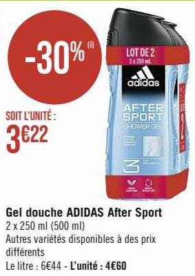 Gel Douche Adidas After Sport