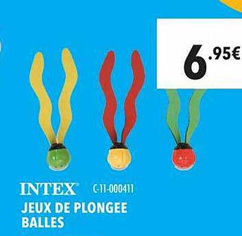 jeux de plongée balles intex