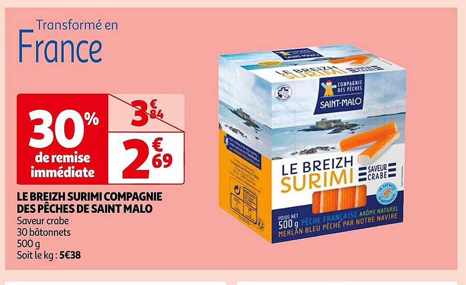 Le Breizh Surimi Compagne Des Pêches De Saint Malo