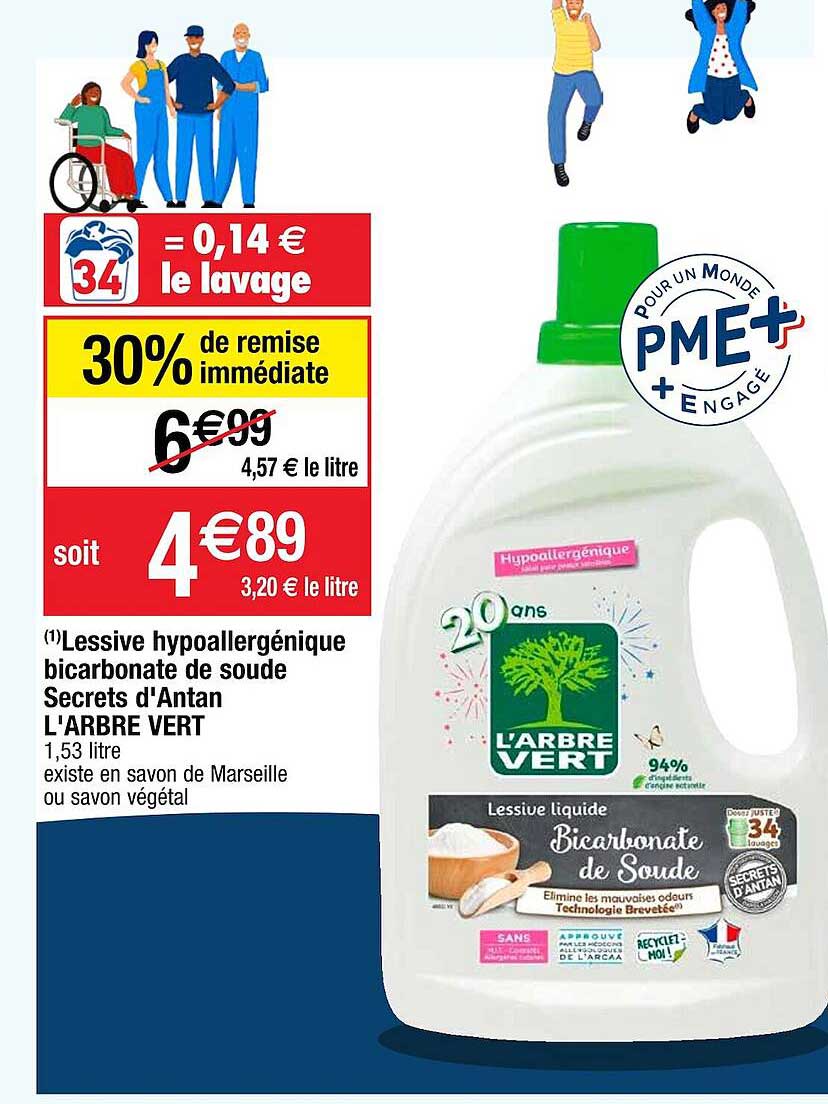 lessive hypoallergénique bicarbonate de soude secrets d'antan l'arbre vert