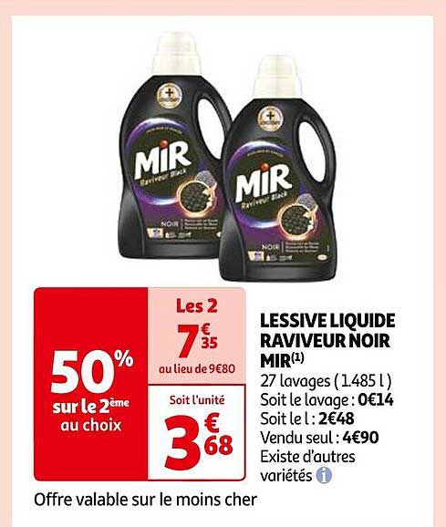 lessive liquide raviveur noir mir