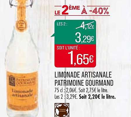 Limonade Artisanale Patrimoine Gourmand