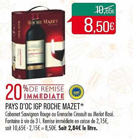 pays d'oc igp roche mazet