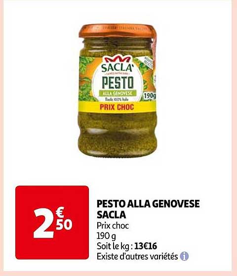 pesto alla genovese sacla