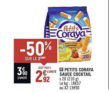 Petits Coraya Sauce Cocktail