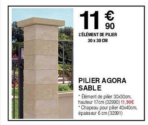 pilier agora sable