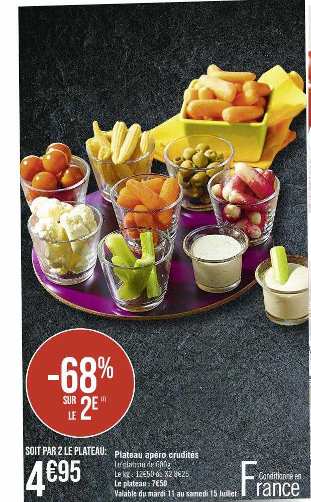 Plateau Apéro Crudités