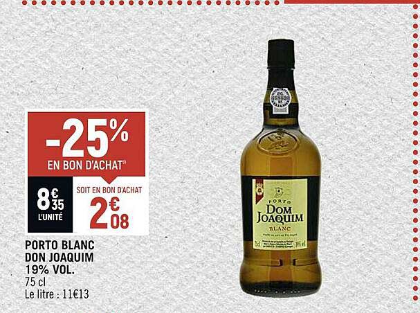 porto blanc don joaquim 19% vol.