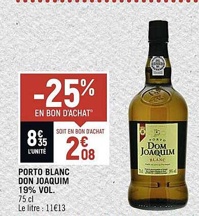 porto blanc don joaquim 19% vol.