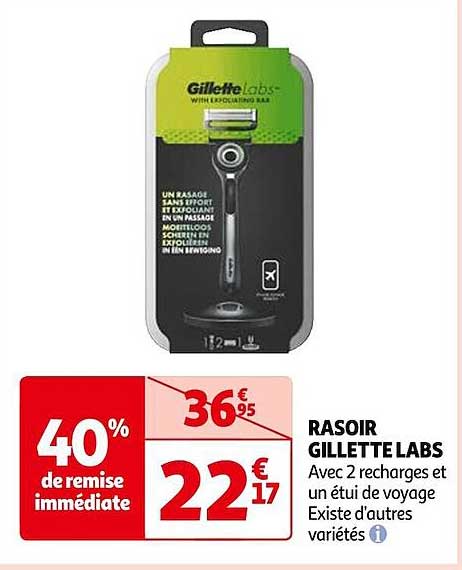 rasoir gillette labs