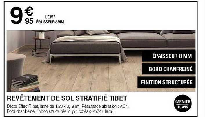 Revêtement De Sol Stratifié Tibet