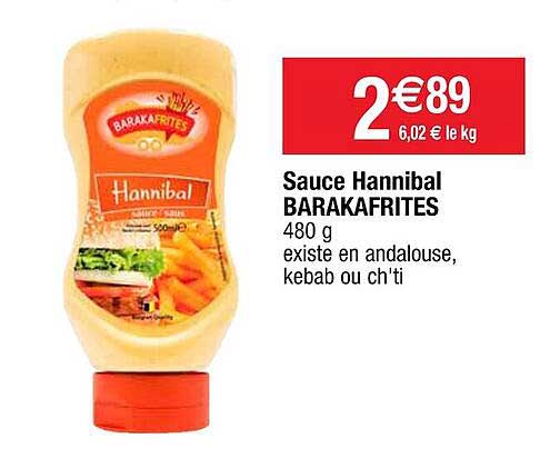sauce hannibal barakafrites
