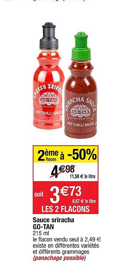 sauce sriracha go-tan