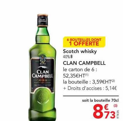 scotch whisky clan campbell