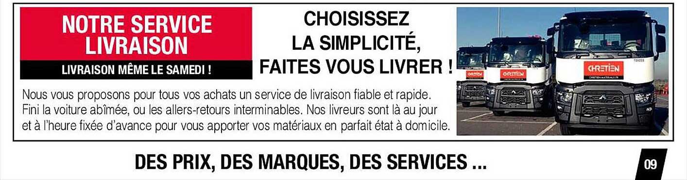 service livraison