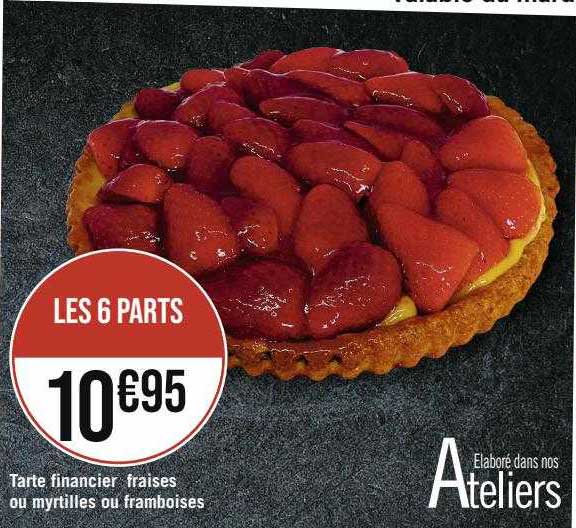 Tarte Financier Fraises Ou Myrtilles Ou Framboises