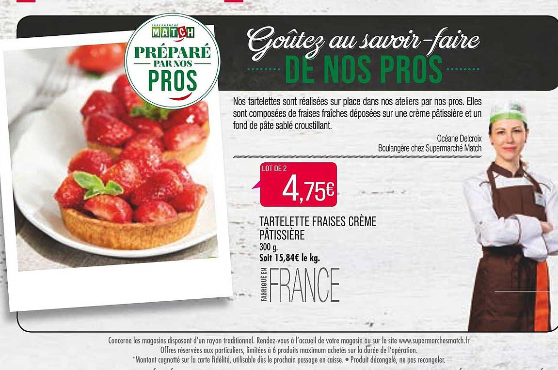 tartelette fraises crème pâtissière
