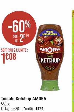 tomato ketchup amora