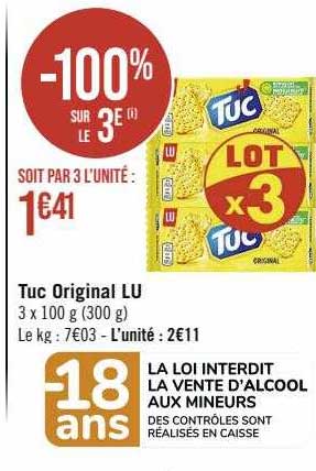 Tuc Original Lu