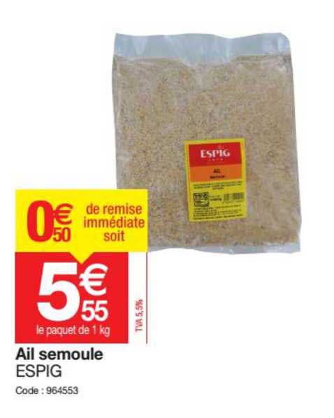 Ail Semoule Espig