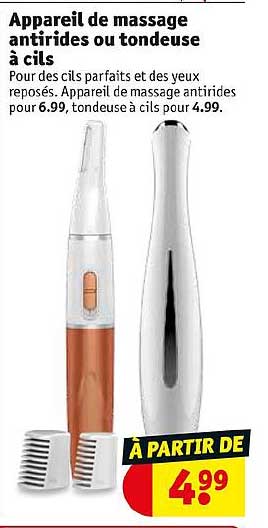 appareil de massage antirides ou tondeuse à cils