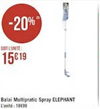 Balai Multipratic Spray Elephant