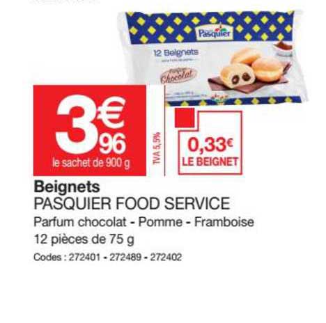 Beignets Pasquier Food Service