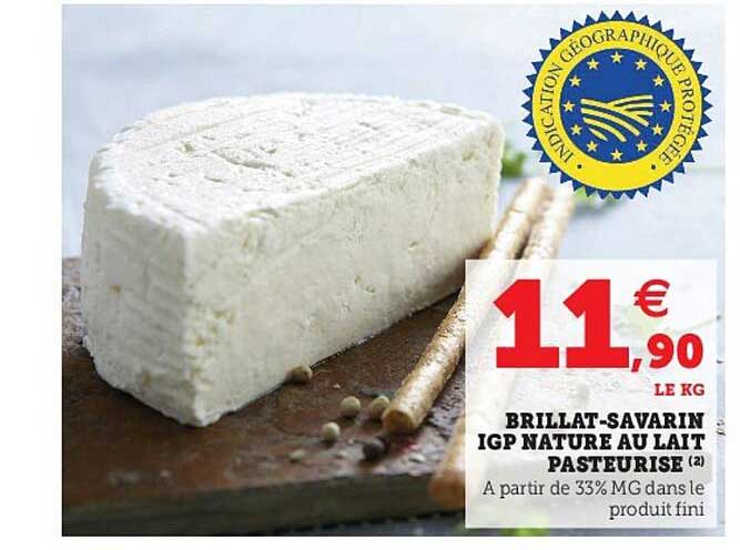 brillat-savarin igp nature au lait pasteurisé