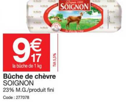 Bûche De Chèvre Soignon