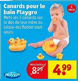 canards pour le bain playgro