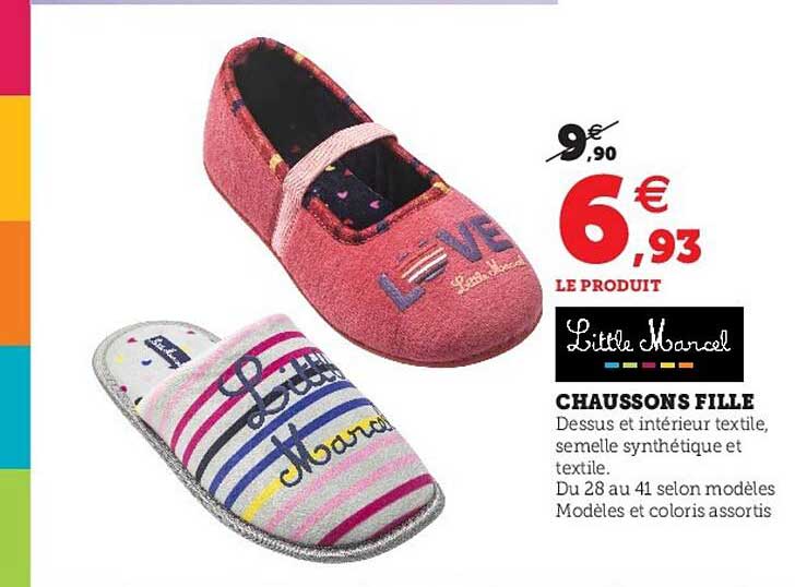 chausson fille little marcel