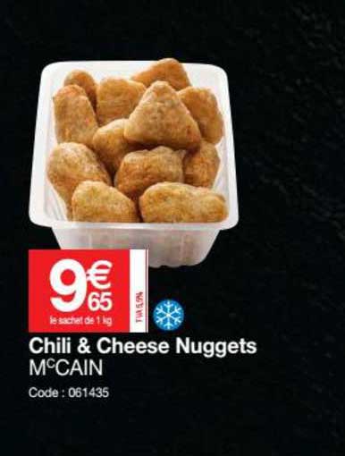 chili & cheese nuggets mc cain
