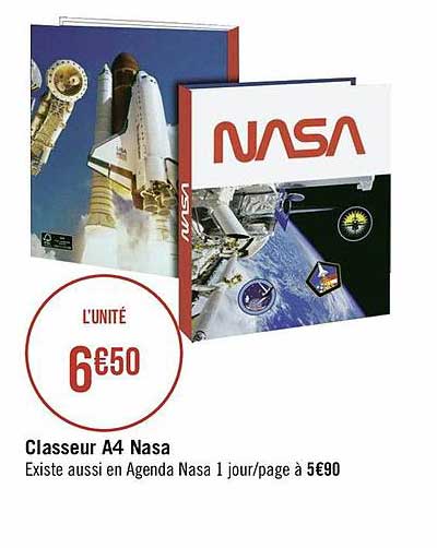 Classeur A4 Nasa