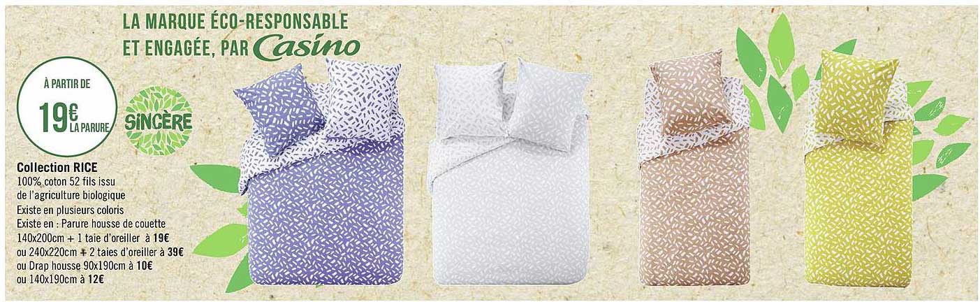 collection rice sincère