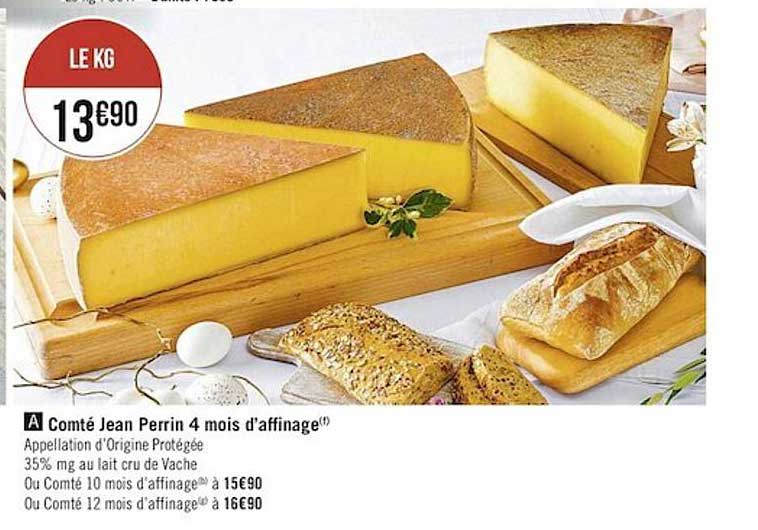 comté jean perrin 4 mois d'affinage