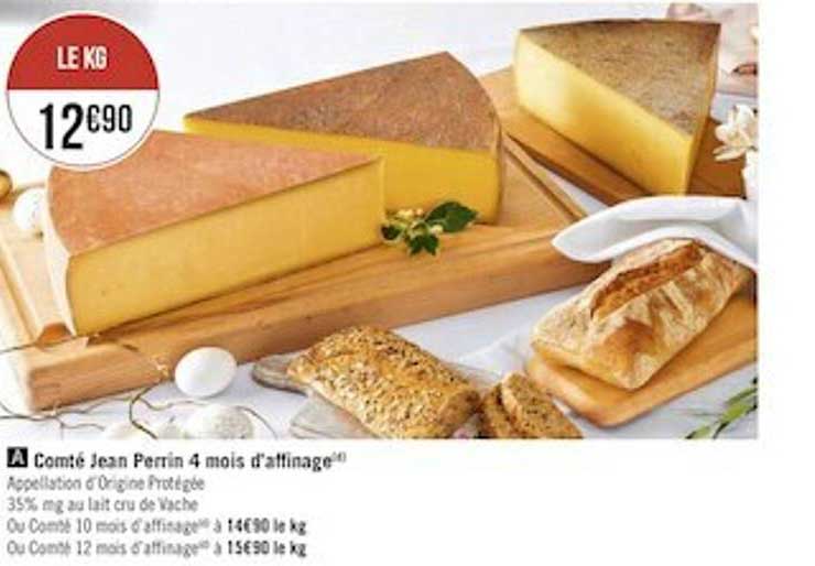 comté jean perrin 4 mois d'affinage