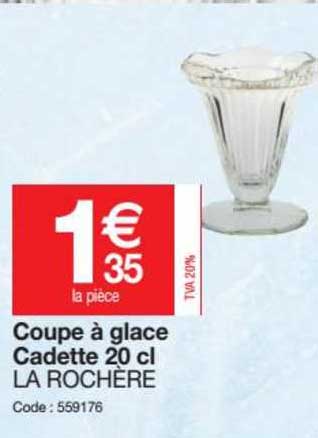 coupe à glace cadette 20 cl la rochère