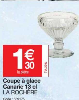 coupe à glace canarie 13 cl la rochère