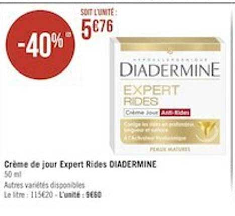crème de jour expert rides diadermine