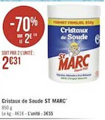 cristaux de soude st marc