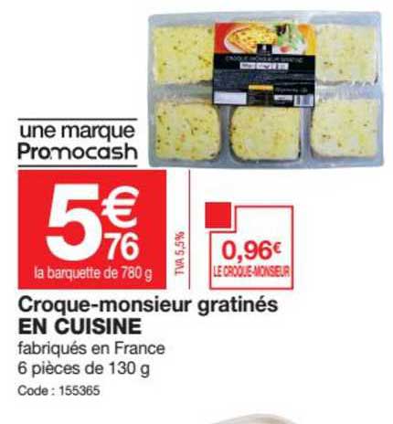 croque-monsieur gratinés en cuisine