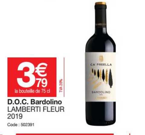 d.o.c. bardolino lamberti fleur 2019