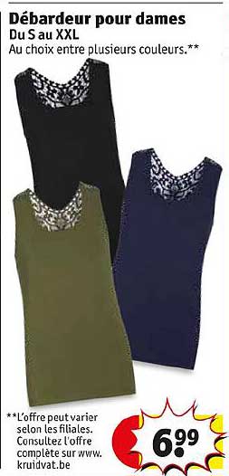 débardeur pour dames