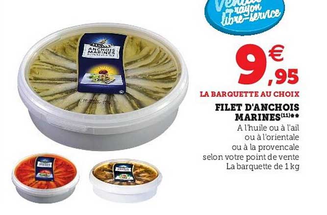 filet d'anchois marines